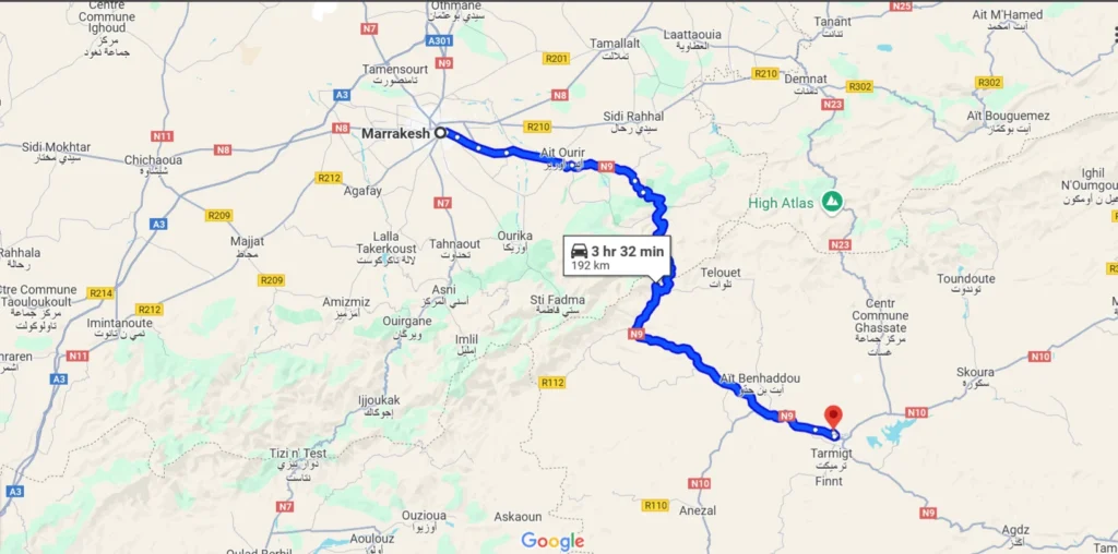 Marrakesh to Ouarzazate